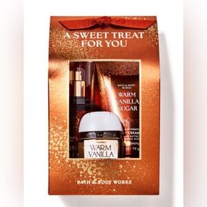 2/$20 NWT Bath & Body Works Warm Vanilla Sugar Mini Gift Set
